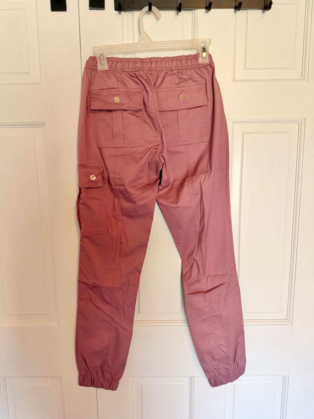 Jaanuu Scrub Pants XXS NWT Mauve Pink Stretch Medical Uniform Jogger Pants - Picture 2 of 6